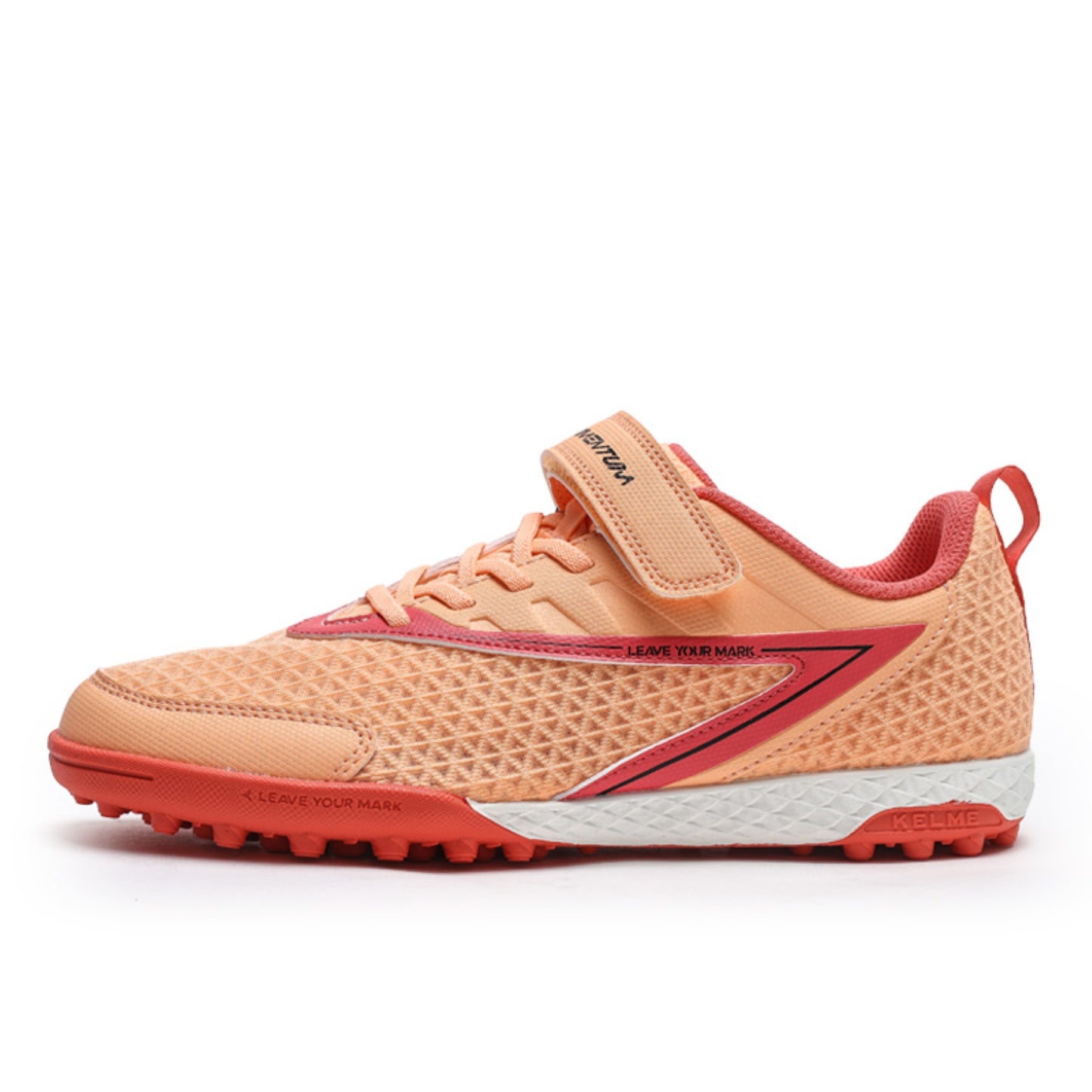 Botas de fútbol Kelme para césped artificial para niños | Malla, velcro y tacos de agarre | 8422ZX3613