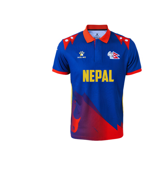 Kelme Official Nepal Cricket Team Kids' Jersey