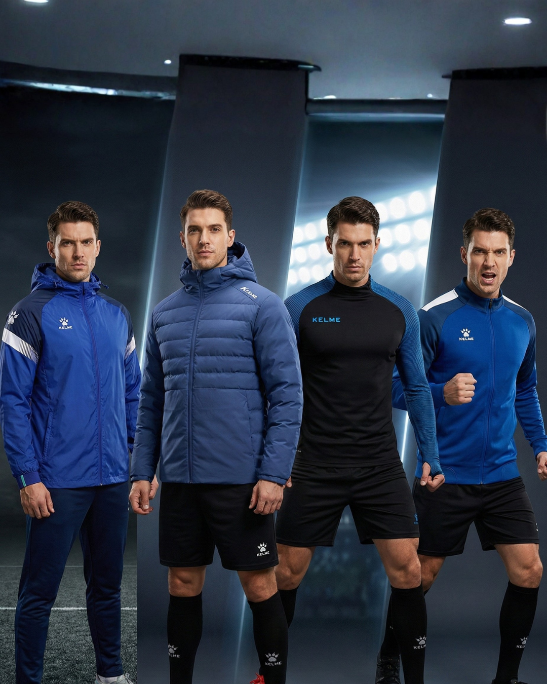 Men Jackets & Athletic Outerwear-Kelme- Eastern and Southeastern United States