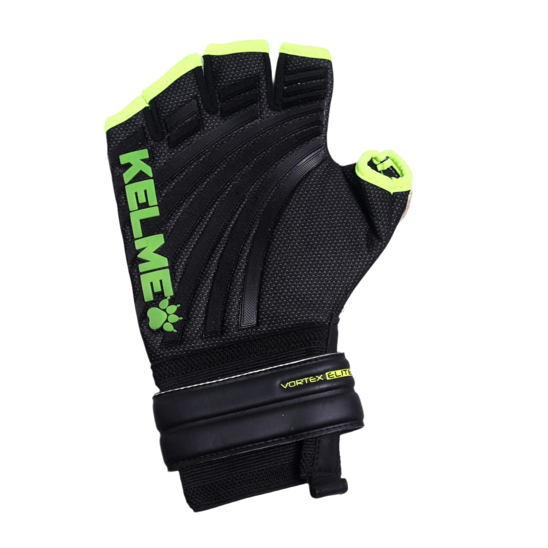 futsal keeper gear KELME Futsal Goalkeeper Gloves (Professional) 11 / Black/Neon Yellow