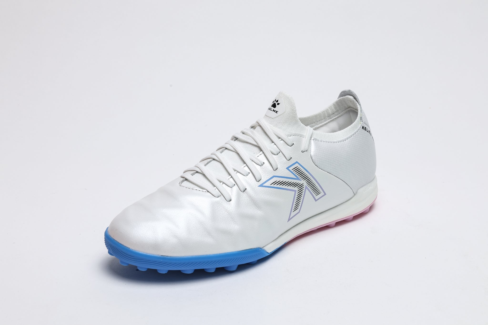 KELME Men's Soccer Shoes | Calfskin Leather & Microfiber