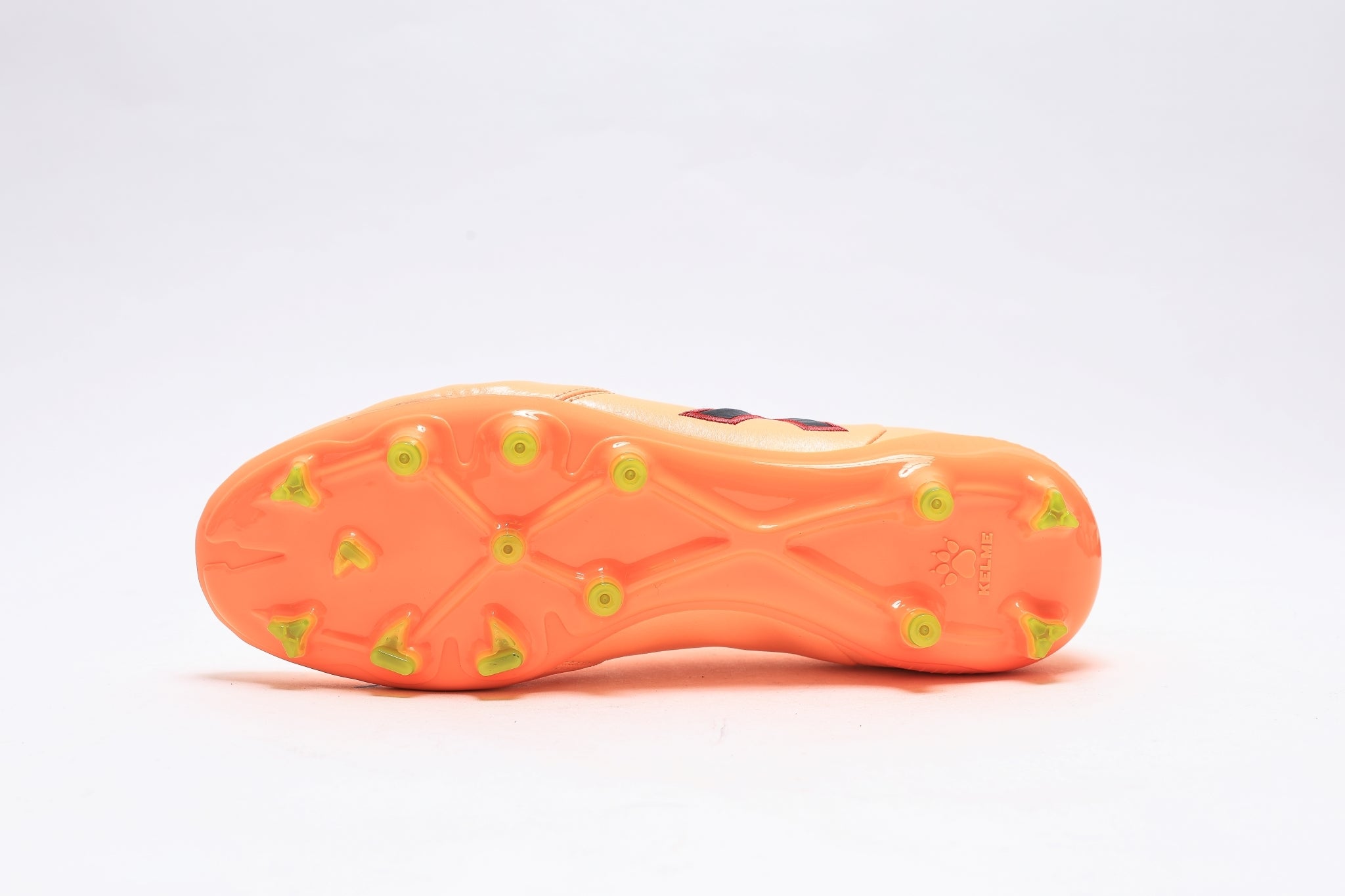Kelme Men Soccer Shoes (AG/FG) | Kangaroo Leather & Laser-Cut Vent Coralline Orange / 7.5 Kelme Men Soccer Shoes (AG/FG) | Kangaroo Leather & Laser-Cut Vent Coralline Orange / 7.5