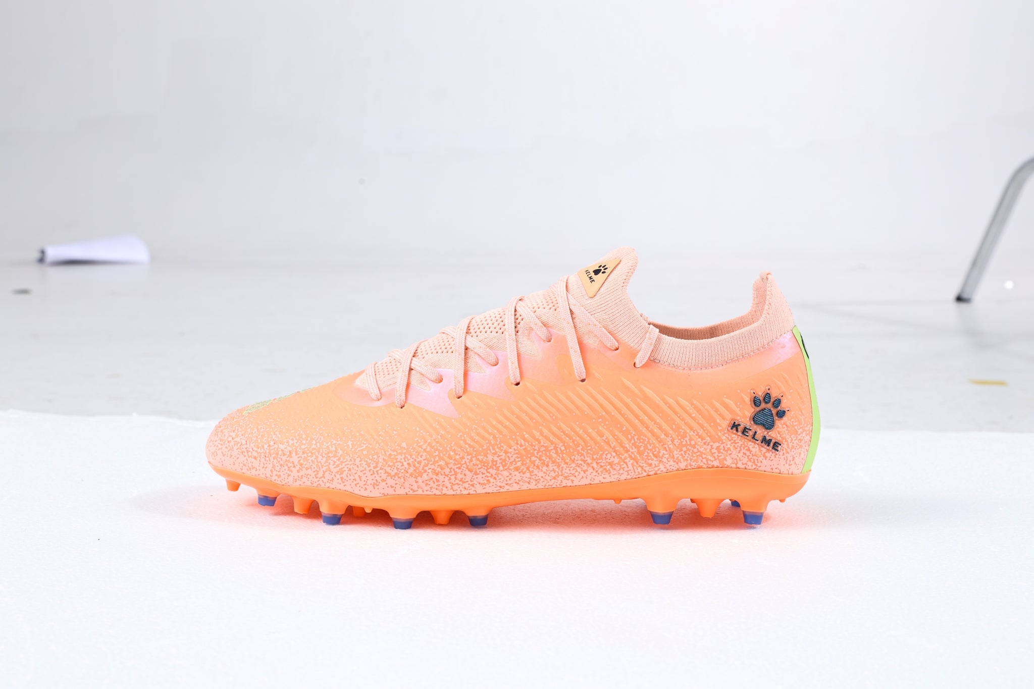 Buy Kelme Men's Soccer Shoes Flyknit, Nano Grip, Mg Traction Orange / 8.5 Buy Kelme Men's Soccer Shoes Flyknit, Nano Grip, Mg Traction Orange / 8.5