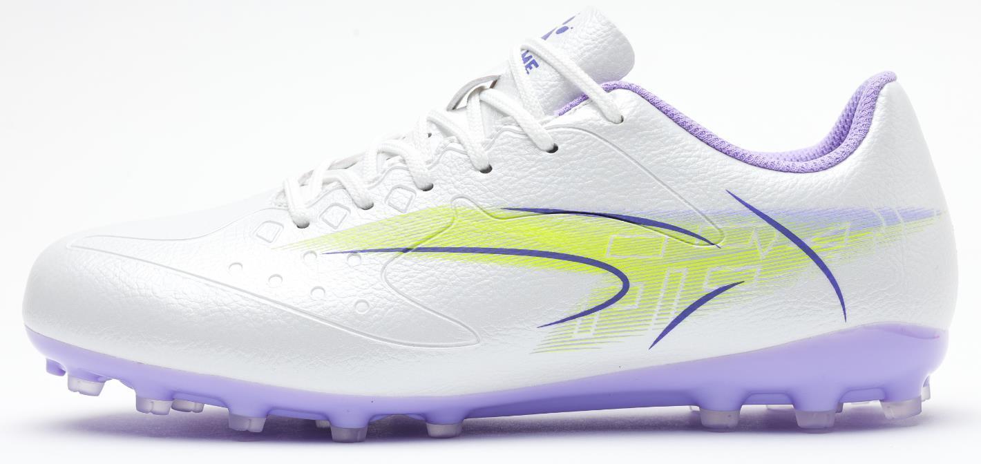 Kelme FLASH 6.0.1 Control Soccer Cleats (MG) – 8621ZX1408-White/Purple-6-Kelme USA