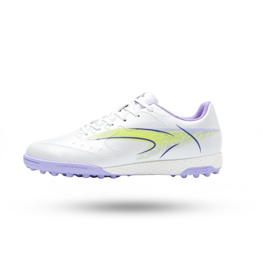 Kelme V-MACH 3.0.4 Speed Soccer Cleats (MG) – 8621ZX1409-White/Purple-7-Kelme USA