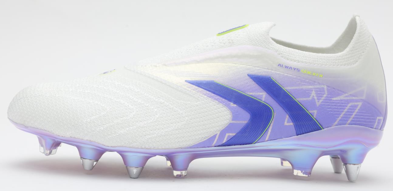 Kelme V-MACH 3.0.6 Speed Soccer Cleats (SG) – 8621ZX1417-White/Purple-6-Kelme USA
