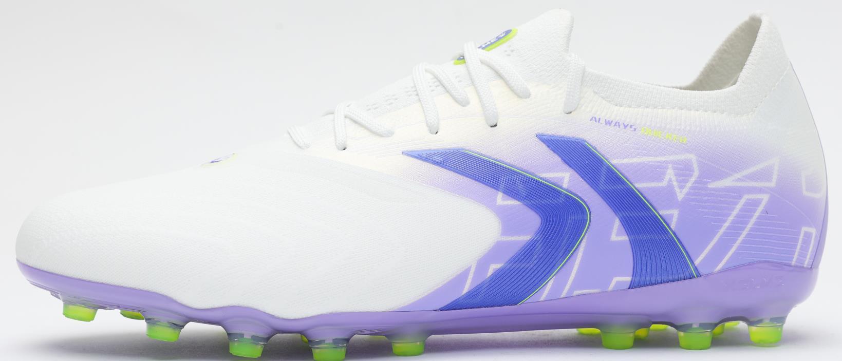 Kelme V-MACH 3.0.4 Speed Soccer Cleats (MG) – 8621ZX1422-White/Purple-6-Kelme USA