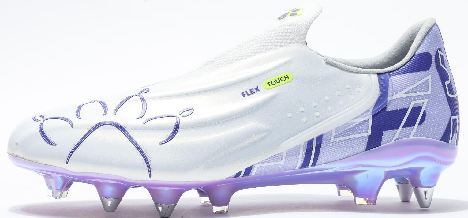 Kelme MAESTRO 3.0.6 Touch Soccer Cleats (SG) – 8621ZX1433-White/Purple-6-Kelme USA
