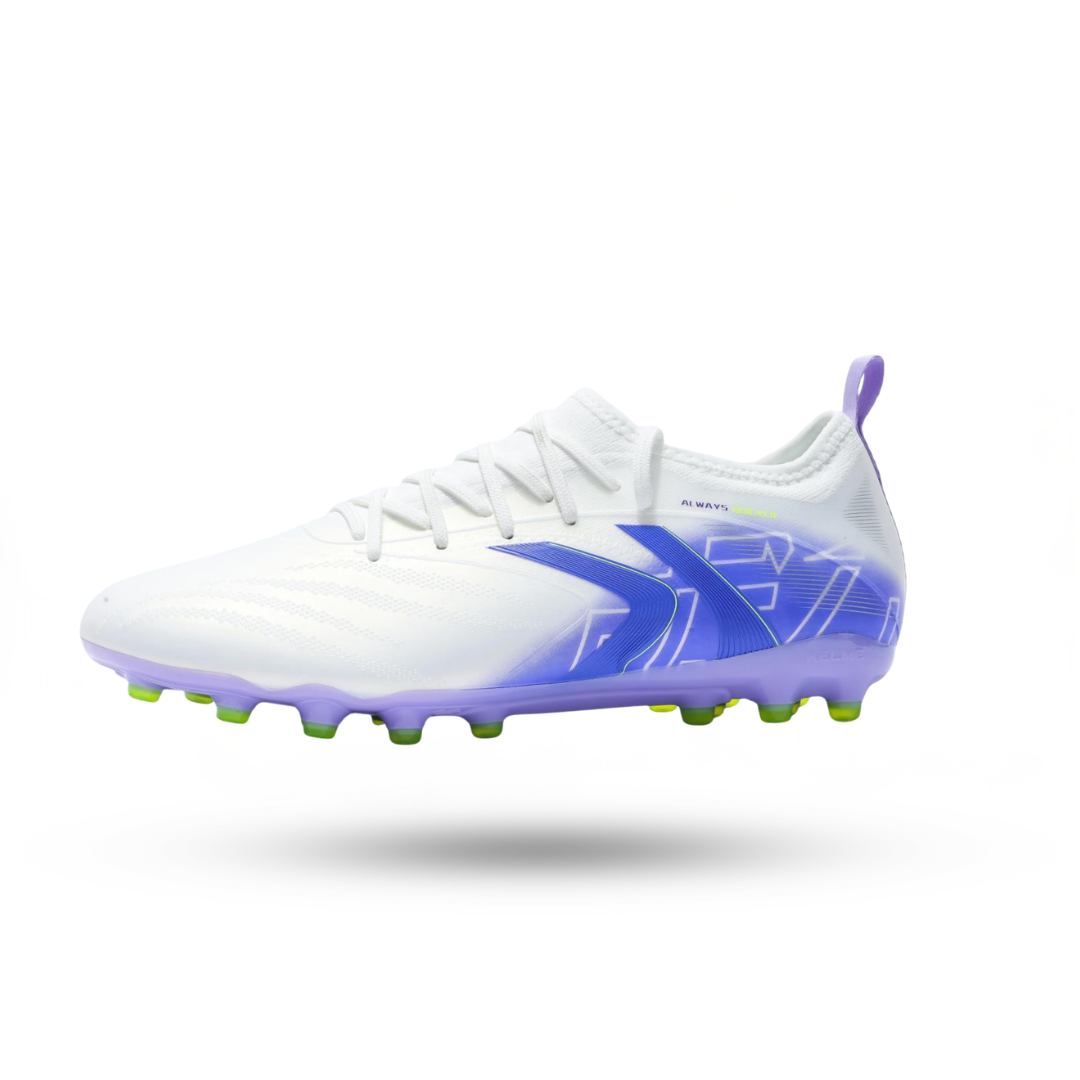 Kelme V-MACH 3.0.3 Soccer Cleats (MG) – 8621ZX1424-White/Purple-6-Kelme USA