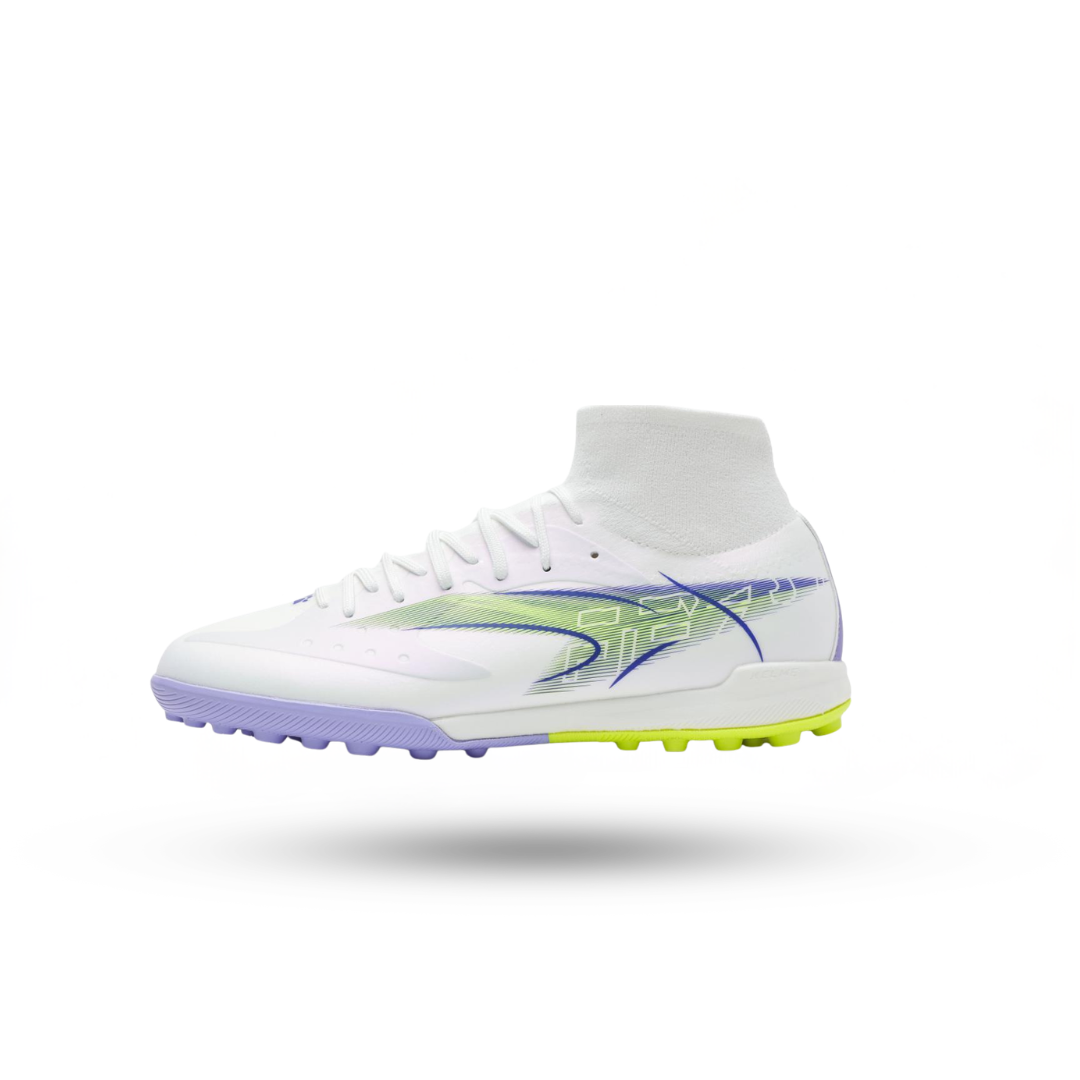 Kelme FLASH 6.0.3 Soccer Cleats (TF) – 8621ZX1481-White/Purple-6-Kelme USA