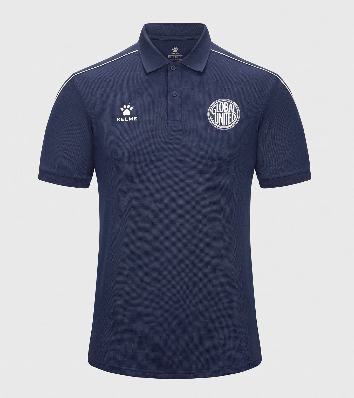 Global United FC Navy Polo Shirt  | Kelme Store USA