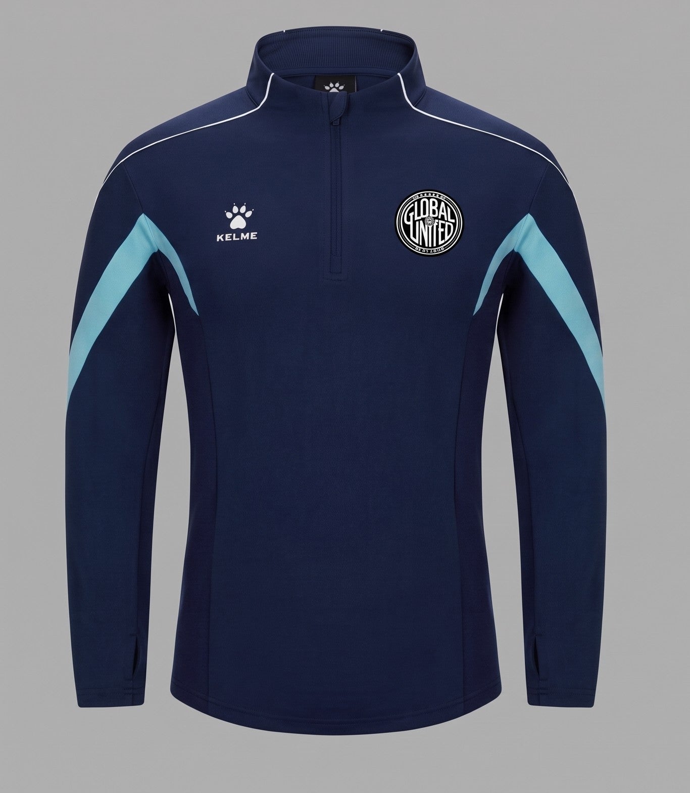 Global United FC Quarter Zip Training Top  | Kelme Store USA