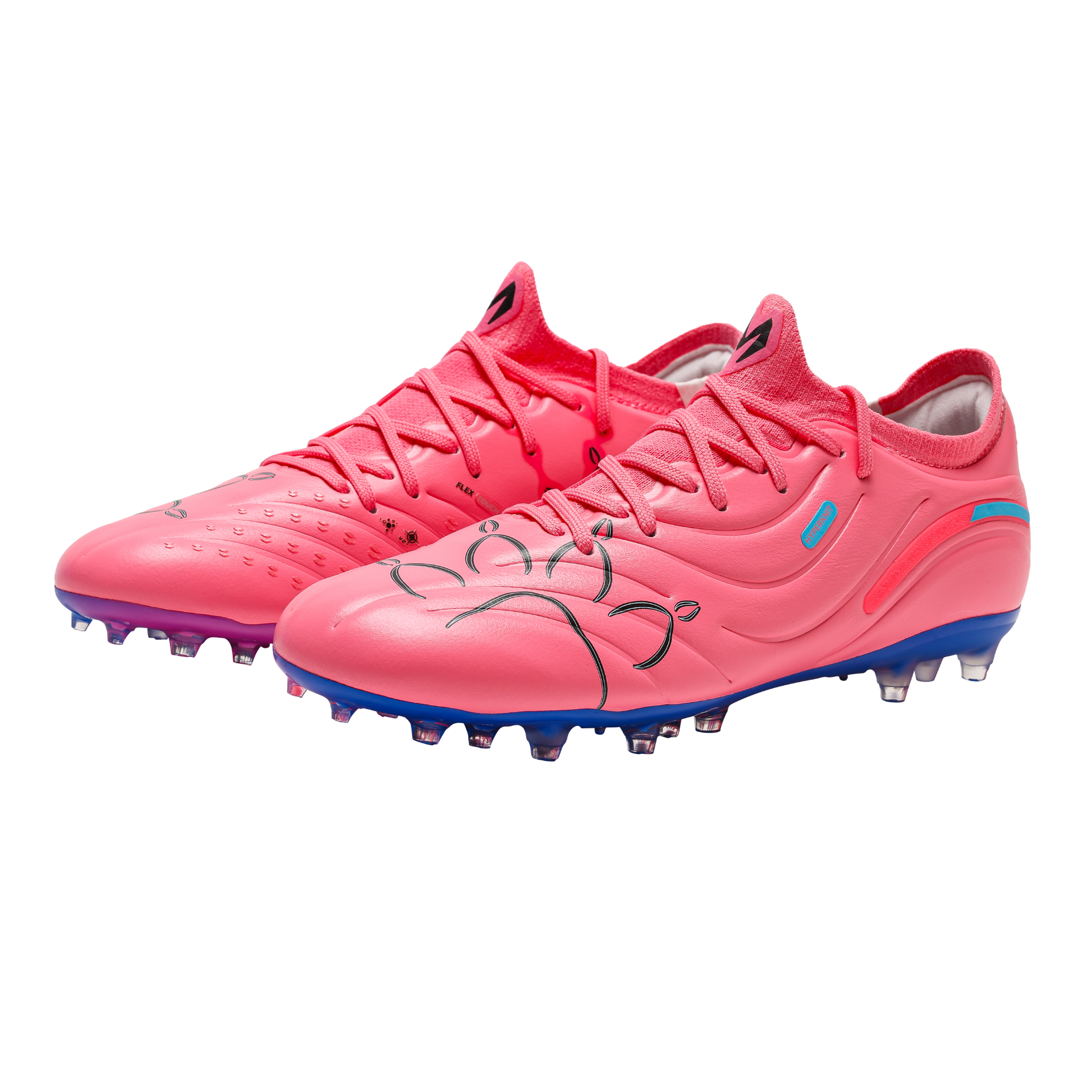 Kelme Kids MG Soccer Shoes | Synthetic Leather Tech & Flyknit Kelme Kids MG Soccer Shoes | Synthetic Leather Tech & Flyknit