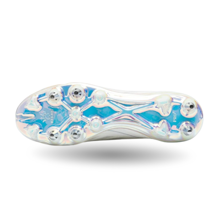 Botas de fútbol Kelme para hombre (SG) | Parte superior Flyknit de 4 capas y agarre PEBAX | 8431ZX1233