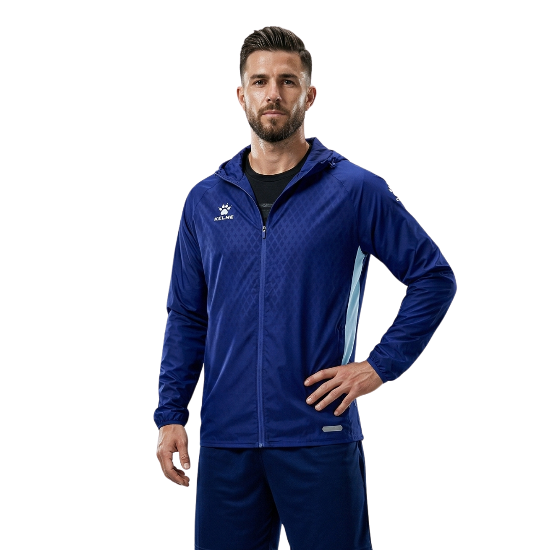 Kelme Woven Training Jacket – 8561WT1154-Indigo Blue-2XS-Kelme USA