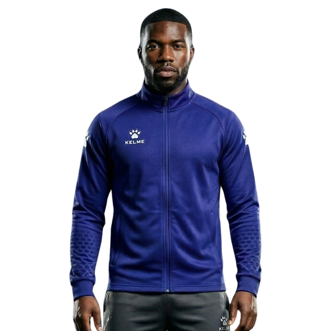 Kelme Knitted Training Jacket – 8561WT1158-Indigo Blue-2XS-Kelme USA