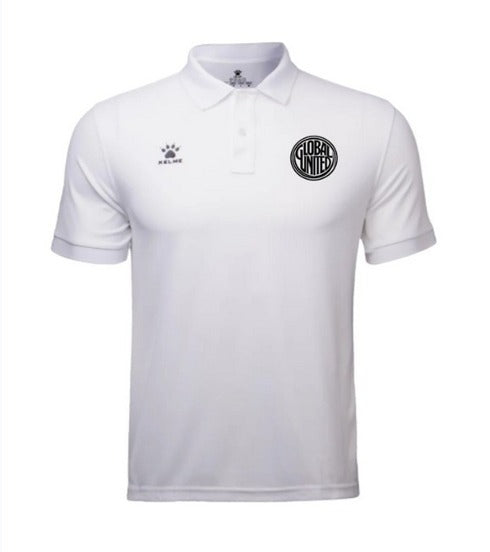 Global United FC White Polo T-shirt  | Kelme Store USA