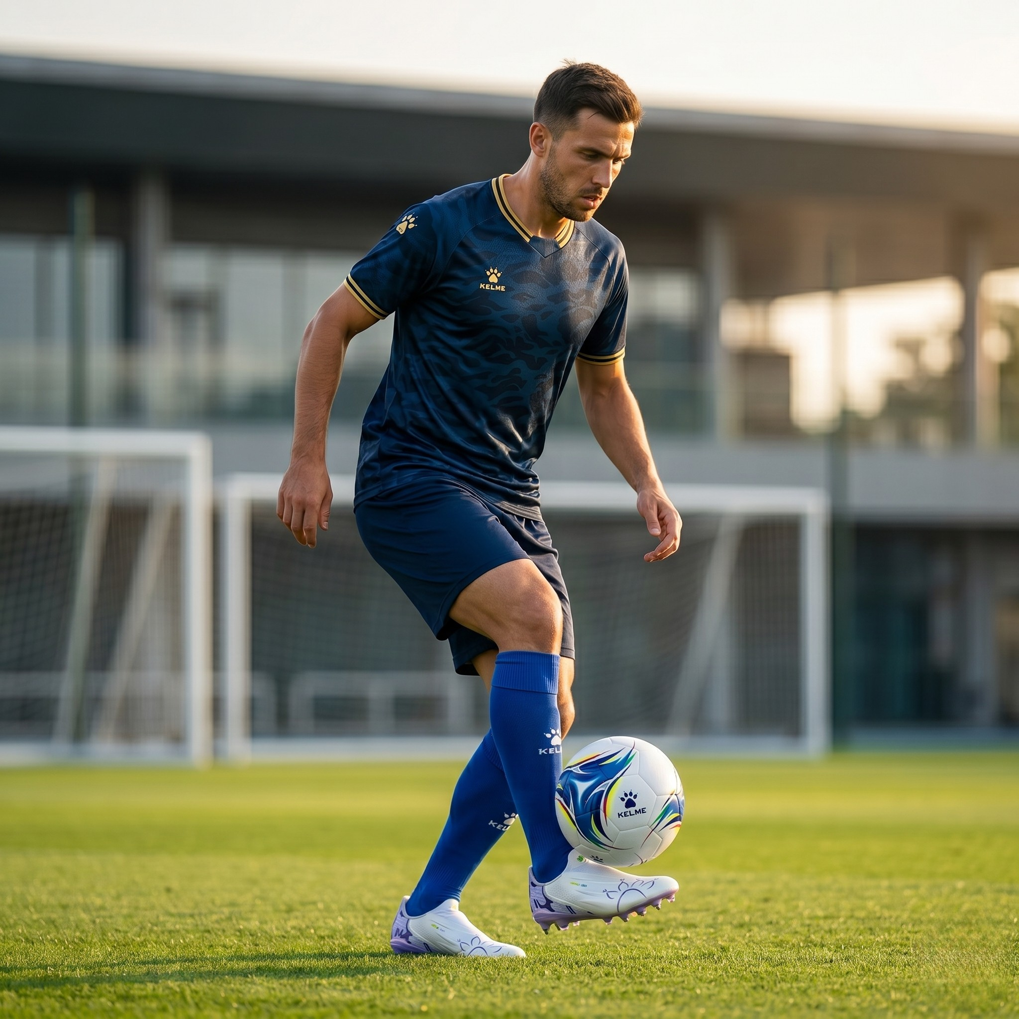 Kelme breathable soccer apparel