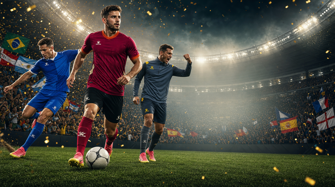 Kelme performance sportswear built for training and competition, trusted by athletes who move with purpose.