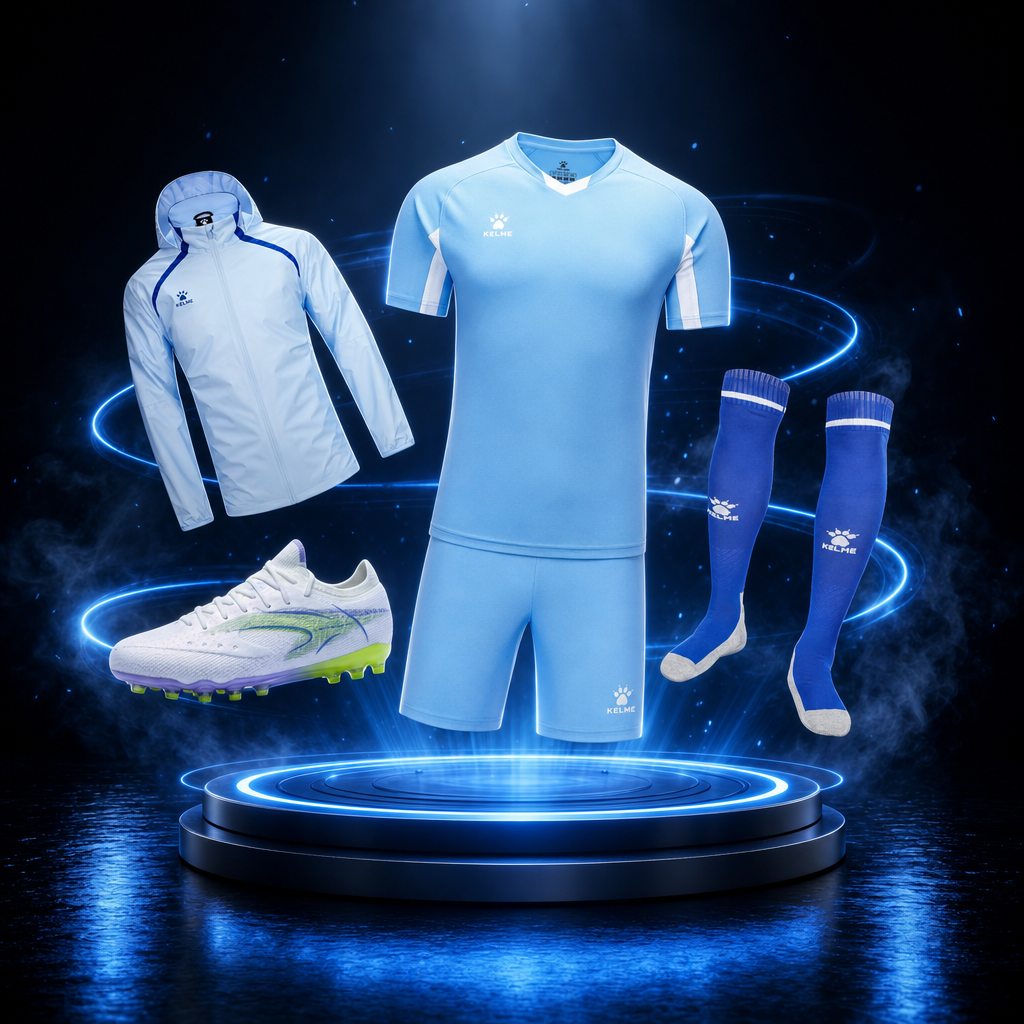 Complete Soccer Kit Combo – Cleat, Socks, Jacket & Jersey