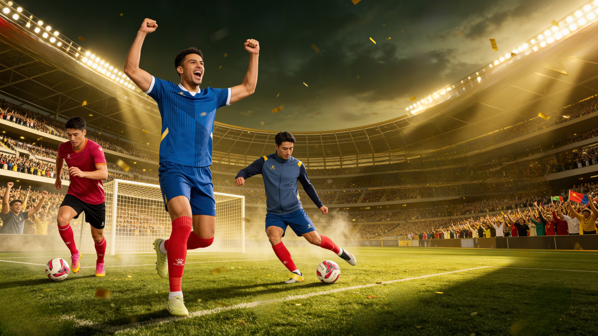 Kelme performance soccer gear built for speed, control, and confidence on the field.