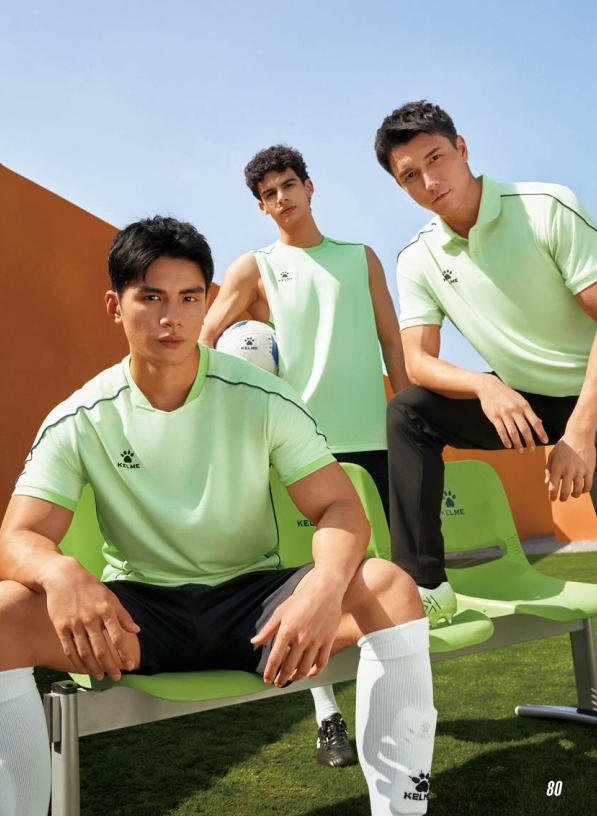 Kelme young soccer athletic gear 