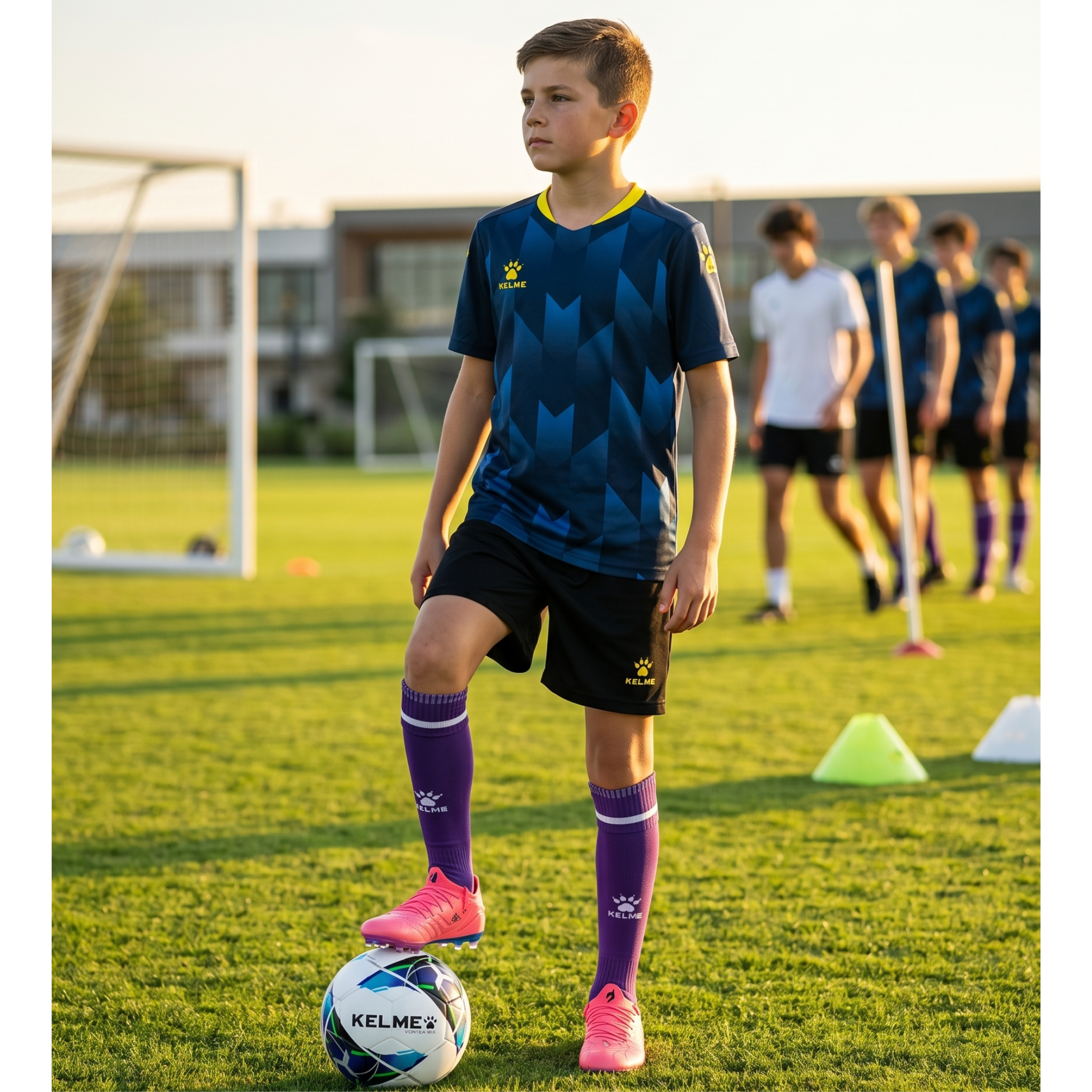 Kelme youth soccer sportswear